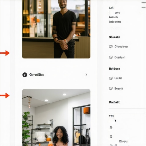 Business owner editing and optimizing Google My Business profile