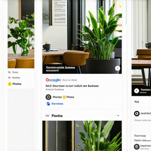 Google My Business profile with optimized information, reviews, and photos.