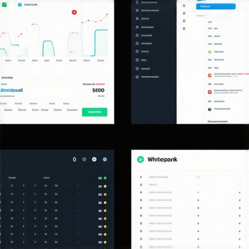 Screenshot collage of SEO tools for local map maintenance
