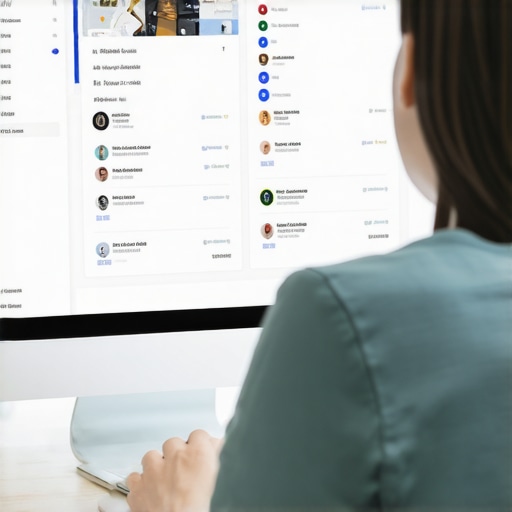 Person optimizing local business listing on Google Maps