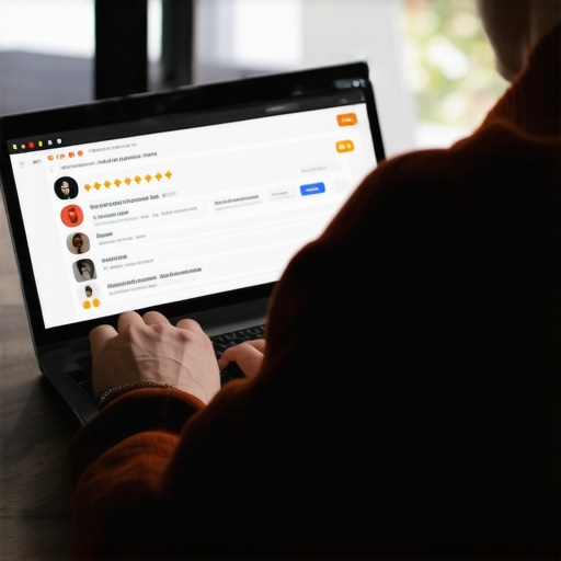 Engaging with Customers for Better Maps Rankings A business owner replying to reviews and questions online, emphasizing the importance of active customer interaction in local SEO.