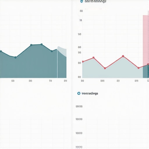 Screenshot showing Google Maps local ranking metrics and performance graphs.