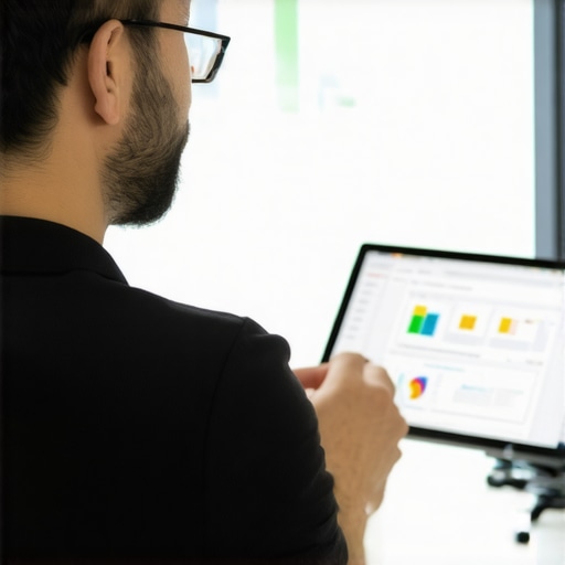 Business owner updating business information on Google Maps with real-time stock and review management.