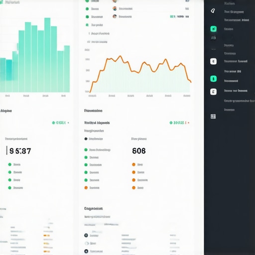 Dashboard displaying live foot traffic and customer engagement data for local business optimization