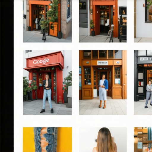 Google My Business profile with diverse authentic customer and storefront photos