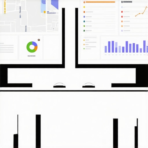 SEO Tools for Map Optimization Workspace showcasing SEO software and analytics dashboards for local maps